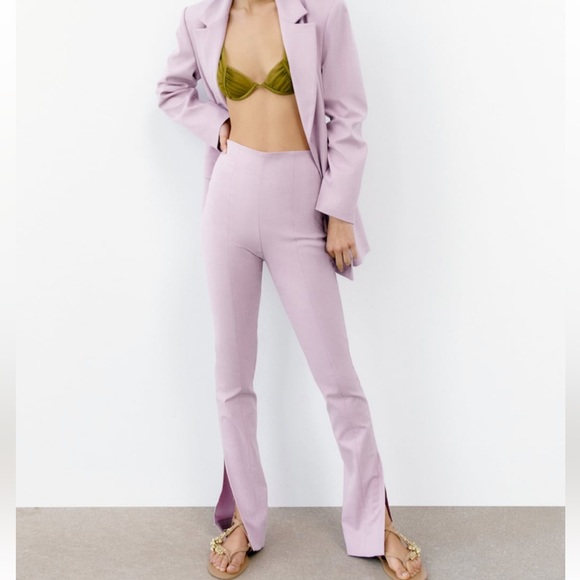 Zara Pants - Zara Purple Boot Cut Flare Pants